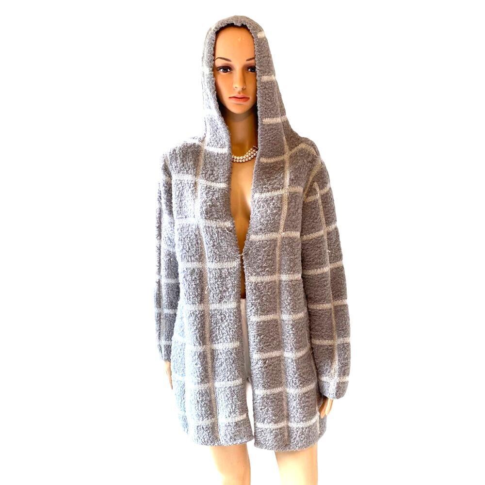 Love Ever After By Chico Cozy Hoodie Open Cardigan with Pockets Women Size S-L